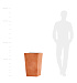 Кашпо CONCRETIKA CONIC RED CLAY 40x40x70 заказать и купить с доставкой из магазина производителя Конкретика по цене 27 570 руб.