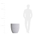 Кашпо CONCRETIKA VASE 3 EGG WHITE D60H65 заказать и купить с доставкой из магазина производителя Конкретика по цене 34 050 руб.