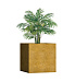Кашпо CONCRETIKA CUBE RICH GOLD 90x90x90 заказать и купить с доставкой из магазина производителя Конкретика по цене 104 560 руб.