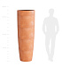Кашпо CONCRETIKA CONUS RED CLAY D60H170 заказать и купить с доставкой из магазина производителя Конкретика по цене 150 300 руб.