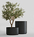 Кашпо CONCRETIKA CYLINDER XL EGG BLACK D80H85 заказать и купить с доставкой из магазина производителя Конкретика по цене 58 770 руб.