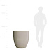 Кашпо CONCRETIKA VASE 3 EROSIA YELLOW D75H82 заказать и купить с доставкой из магазина производителя Конкретика по цене 58 140 руб.