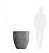Кашпо CONCRETIKA VASE 3 SMOKEY BLUE D75H82 заказать и купить с доставкой из магазина производителя Конкретика по цене 60 680 руб.