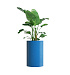 Кашпо CONCRETIKA CYLINDER DARK BLUE D60H90 заказать и купить с доставкой из магазина производителя Конкретика по цене 52 670 руб.