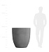 Кашпо CONCRETIKA VASE 3 LONDON GREY D90H95 заказать и купить с доставкой из магазина производителя Конкретика по цене 77 840 руб.