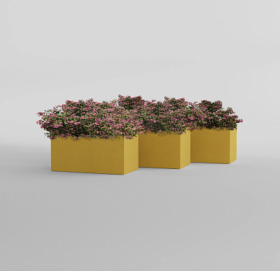 Кашпо CONCRETIKA BALCONY GOLD 80x20x15 заказать и купить по цене 12 760 руб ниже рынка от производителя с доставкой.