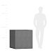 Кашпо CONCRETIKA CUBE LONDON GREY 90x90x90 заказать и купить с доставкой из магазина производителя Конкретика по цене 90 920 руб.