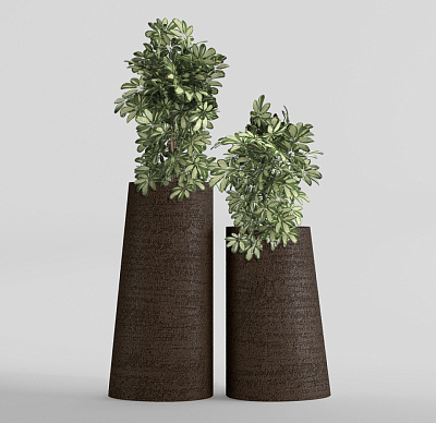 Кашпо CONCRETIKA DUET EROSIA BROWN D41H104 заказать и купить по цене 42 090 руб ниже рынка от производителя с доставкой.