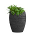Кашпо CONCRETIKA OVAL EROSIA BLACK D30H41 заказать и купить с доставкой из магазина производителя Конкретика по цене 11 480 руб.