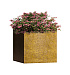Кашпо CONCRETIKA CUBE RICH GOLD 30x30x30 заказать и купить с доставкой из магазина производителя Конкретика по цене 11 480 руб.