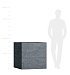Кашпо CONCRETIKA CUBE EROSIA GREY 90x90x90 заказать и купить с доставкой из магазина производителя Конкретика по цене 104 560 руб.