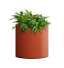 Кашпо CONCRETIKA CYLINDER TERRACOTTA D25H25 заказать и купить с доставкой из магазина производителя Конкретика по цене 5 540 руб.