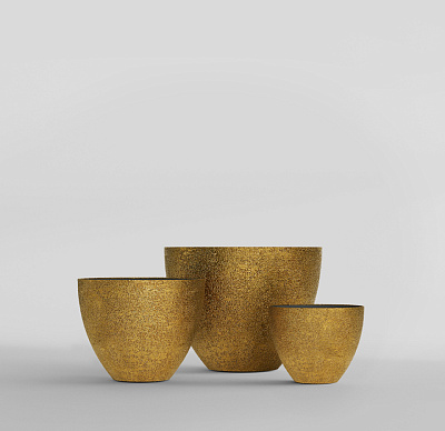 Кашпо CONCRETIKA UPON RICH GOLD D65H55 заказать и купить по цене 28 060 руб ниже рынка от производителя с доставкой.