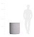 Кашпо CONCRETIKA CYLINDER XL EROSIA WHITE D70H80 заказать и купить с доставкой из магазина производителя Конкретика по цене 53 560 руб.