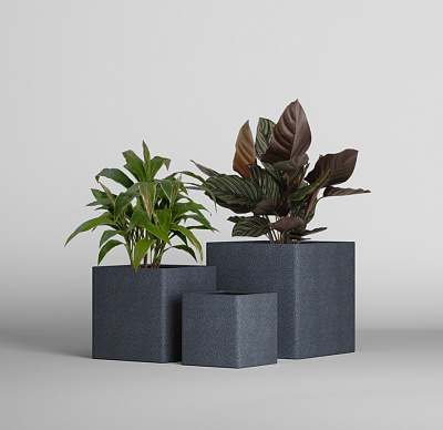 Кашпо CONCRETIKA QADRO BASALT 30x30x30 заказать и купить по цене 7 875 руб ниже рынка от производителя с доставкой.