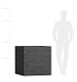 Кашпо CONCRETIKA CUBE EROSIA BLACK 90x90x90 заказать и купить с доставкой из магазина производителя Конкретика по цене 104 560 руб.