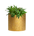 Кашпо CONCRETIKA CYLINDER RICH GOLD D25H25 заказать и купить с доставкой из магазина производителя Конкретика по цене 6 380 руб.