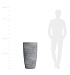 Кашпо CONCRETIKA CONUS CONCRETE GREY LIGHT D50H90 заказать и купить с доставкой из магазина производителя Конкретика по цене 37 790 руб.