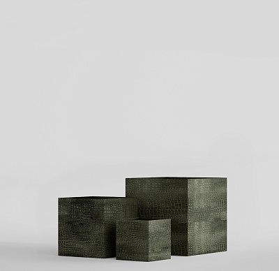 Кашпо CONCRETIKA CUBE CAYMAN GREEN 100x100x100 заказать и купить по цене 130 070 руб ниже рынка от производителя с доставкой.