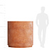 Кашпо CONCRETIKA CYLINDER XL RED CLAY D120H120 заказать и купить с доставкой из магазина производителя Конкретика по цене 151 640 руб.