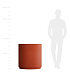 Кашпо CONCRETIKA CYLINDER XL TERRACOTTA D80H85 заказать и купить с доставкой из магазина производителя Конкретика по цене 58 770 руб.