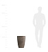 Кашпо CONCRETIKA CONUS SMOKEY GREY D41H57 заказать и купить с доставкой из магазина производителя Конкретика по цене 18 630 руб.