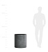 Кашпо CONCRETIKA CYLINDER SMOKEY BLUE D60H65 заказать и купить с доставкой из магазина производителя Конкретика по цене 37 260 руб.