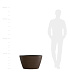 Кашпо CONCRETIKA BOWL EROSIA BROWN D80H45 заказать и купить с доставкой из магазина производителя Конкретика по цене 33 150 руб.