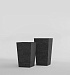 Кашпо CONCRETIKA CONIC EROSIA BLACK 30x30x50 заказать и купить с доставкой из магазина производителя Конкретика по цене 15 300 руб.