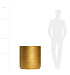 Кашпо CONCRETIKA CYLINDER XL RICH GOLD D70H80 заказать и купить с доставкой из магазина производителя Конкретика по цене 53 560 руб.