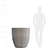 Кашпо CONCRETIKA VASE 3 CONCRETE WHITE D90H95 заказать и купить с доставкой из магазина производителя Конкретика по цене 93 410 руб.