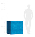 Кашпо CONCRETIKA CUBE COBALT BLUE 90x90x90 заказать и купить с доставкой из магазина производителя Конкретика по цене 102 750 руб.