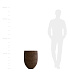 Кашпо CONCRETIKA BARREL EROSIA BROWN D41H60 заказать и купить с доставкой из магазина производителя Конкретика по цене 21 680 руб.