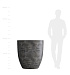 Кашпо CONCRETIKA VASE 3 CONCRETE GREY DARK D90H95 заказать и купить с доставкой из магазина производителя Конкретика по цене 93 410 руб.