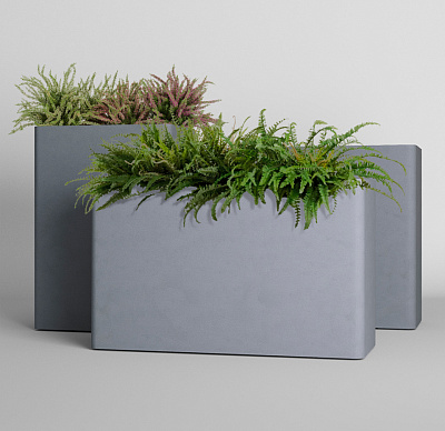 Кашпо CONCRETIKA FLORA ARCTIC BLUE 55x35x77 заказать и купить по цене 27 475 руб ниже рынка от производителя с доставкой.