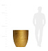 Кашпо CONCRETIKA VASE 3 RICH GOLD D75H82 заказать и купить с доставкой из магазина производителя Конкретика по цене 58 140 руб.