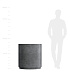 Кашпо CONCRETIKA CYLINDER XL SMOKEY BLUE D80H85 заказать и купить с доставкой из магазина производителя Конкретика по цене 70 520 руб.