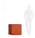 Кашпо CONCRETIKA CUBE TERRACOTTA 70x70x70 заказать и купить с доставкой из магазина производителя Конкретика по цене 54 780 руб.