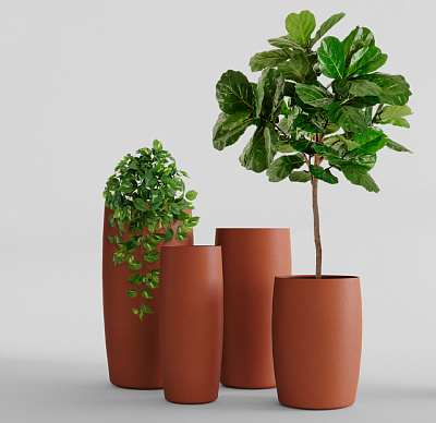 Кашпо CONCRETIKA CIGAR TERRACOTTA D37H57 заказать и купить по цене 18 850 руб ниже рынка от производителя с доставкой.