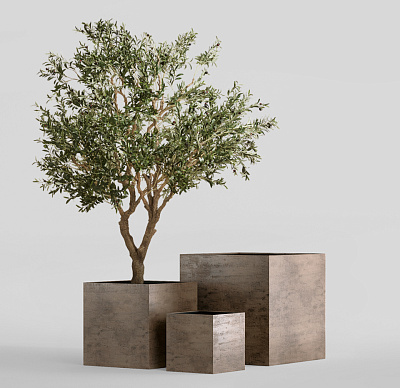 Кашпо CONCRETIKA CUBE SMOKEY GREY 90x90x90 заказать и купить по цене 109 110 руб ниже рынка от производителя с доставкой.