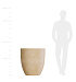 Кашпо CONCRETIKA VASE 3 LEMON D75H82 заказать и купить с доставкой из магазина производителя Конкретика по цене 57 140 руб.