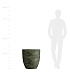 Кашпо CONCRETIKA VASE 3 CAYMAN GREEN D60H65 заказать и купить с доставкой из магазина производителя Конкретика по цене 39 180 руб.