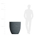 Кашпо CONCRETIKA VASE 3 EROSIA GREY D75H82 заказать и купить с доставкой из магазина производителя Конкретика по цене 58 140 руб.