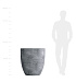 Кашпо CONCRETIKA VASE 3 CONCRETE GREY LIGHT D75H82 заказать и купить с доставкой из магазина производителя Конкретика по цене 60 680 руб.