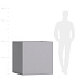 Кашпо CONCRETIKA CUBE SHALE 100x100x100 заказать и купить с доставкой из магазина производителя Конкретика по цене 113 100 руб.