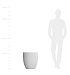 Кашпо CONCRETIKA VASE 3 SANTORINI D50H55 заказать и купить с доставкой из магазина производителя Конкретика по цене 19 960 руб.