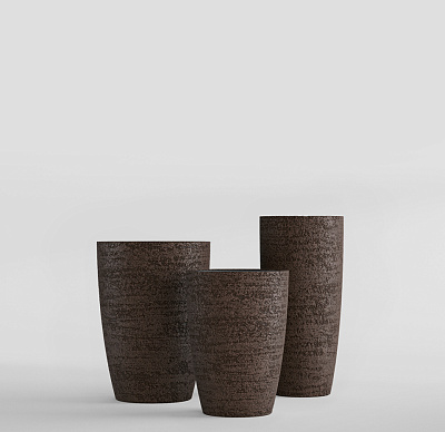 Кашпо CONCRETIKA CONUS EROSIA BROWN D41H57 заказать и купить по цене 17 850 руб ниже рынка от производителя с доставкой.