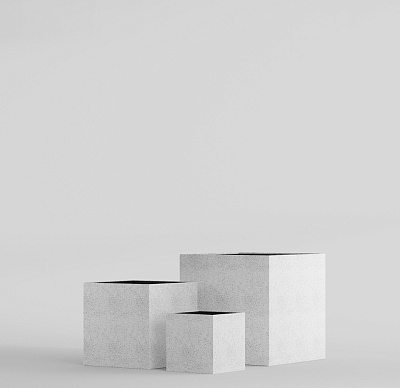 Кашпо CONCRETIKA CUBE EGG WHITE 30x30x30 заказать и купить по цене 9 980 руб ниже рынка от производителя с доставкой.