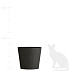 Кашпо CONCRETIKA CRATER EGG BLACK D40H35 заказать и купить с доставкой из магазина производителя Конкретика по цене 9 980 руб.