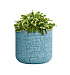 Кашпо CONCRETIKA TOPPER EROSIA BLUE D40H40 заказать и купить с доставкой из магазина производителя Конкретика по цене 14 280 руб.